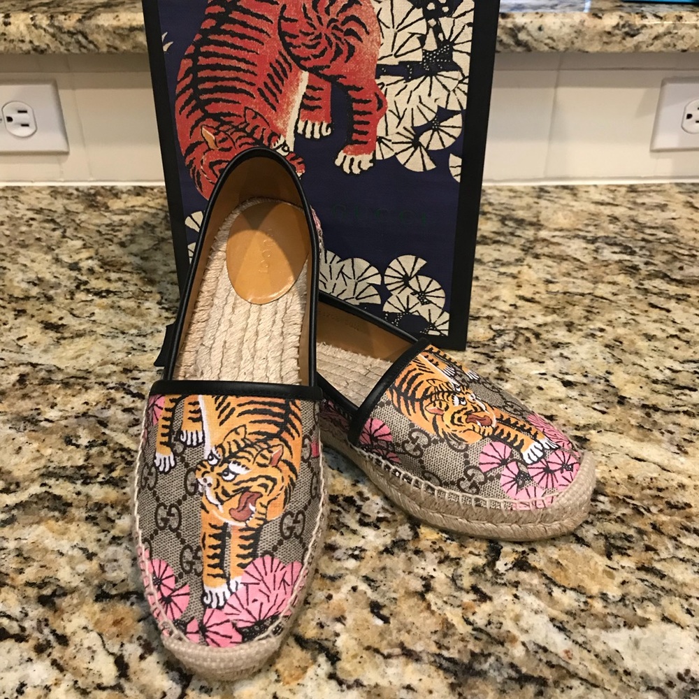 Gucci Espadrilles LIMITED EDITION Bengal Print